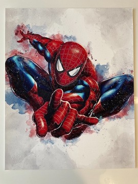 Spiderman, grafika, plakat Marvel Cinematic