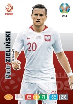 ZIELIŃSKI Team Mate 254 EURO 2020 UEFA Polska