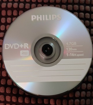 Płyty do nagrywania PHILIPS DVD+R/RW 25 szt 