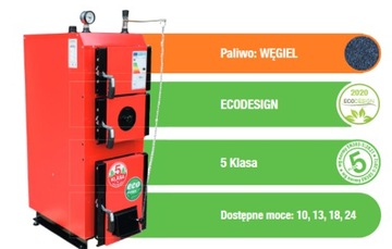 Kocioł Kotłostal Węgiel 10 13 18 24 kw 5 klasa