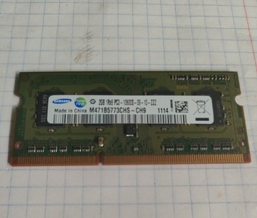 Pamięć RAM Samsung 2GB DDR3