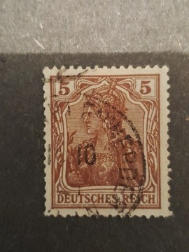 Znaczki Cesarstwo niemieckie 1920  kasowany 