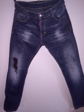 Spodnie męskie denim  jeans Disquared 2