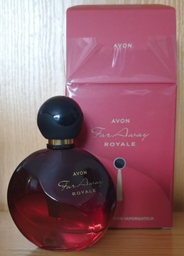 perfumy AVON Far Away ROYALE 50ml jak nowe +gratis