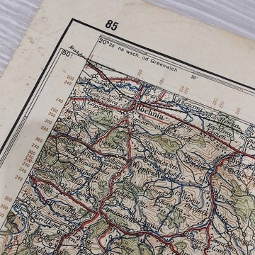 Mapa WIG 1929 Nowy Sącz Bochnia Krosno i okolice 