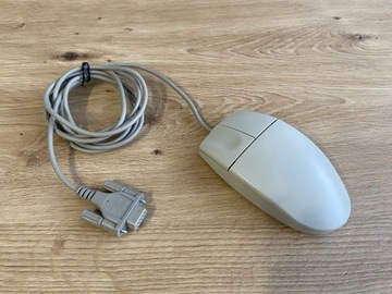 Mysz Myszka kulkowa Logitech port COM Retro