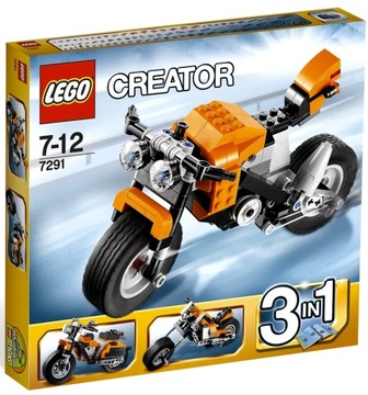 LEGO 7291 Motocykl - Street Rebel UNIKAT