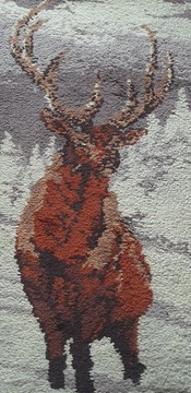 Ręcznie wykonany wełniany Gobelin, chodnik  Jeleń
