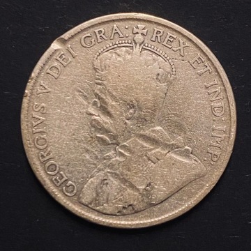 Kanada, 50 centów, 1918r, Ag 0,925