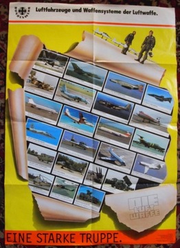 Plakat LUFTWAFFE z 1991r