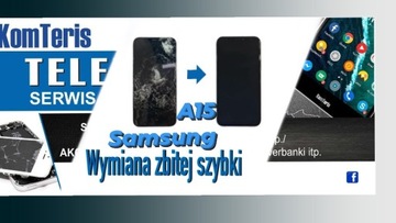 Samsung A15 wymiana zbitej szyby wyświetlacza 