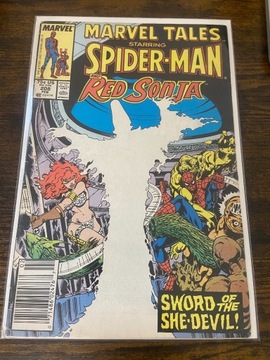 Marvel Tales Spiderman and red Sonja