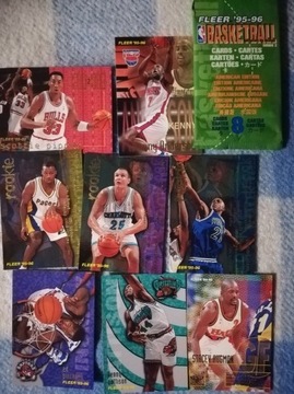 Karty NBA Fleer '95-96 8 szt. 