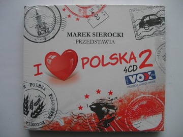 I love Polska 2 4CD Marek Sierocki nowa, folia