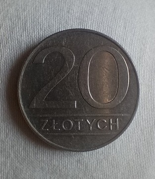 Moneta 20 zł 1987 rok 