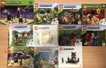 LEGO MINECRAFT losowe instrukcje 1kg