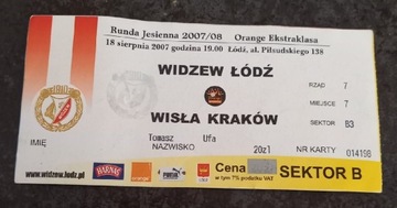 Widzew - Wisła Kraków 18.08.2007