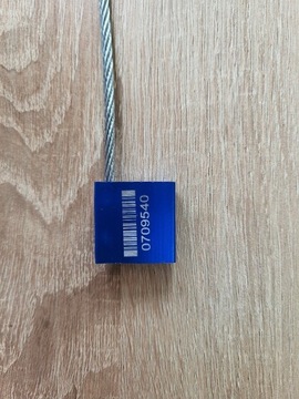 Plomba kablowa stalowa linka 3,5x250 mm