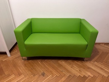 Skórzana Zielona Sofa
