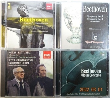 Beethoven + Dvorak i Saint-Saens 5CD