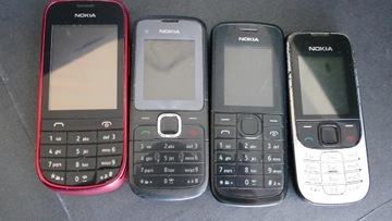 Zestaw 4x Nokia: 109,2330C ,C1-01,203 różne stany