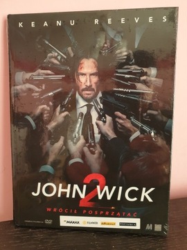 JOHN WICK 2 - film na płycie DVD (booklet)
