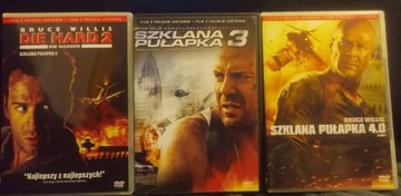 SZKLANA PUŁAPKA 2,3 i 4, 3XDVD, LEKTOR PL , WILLIS