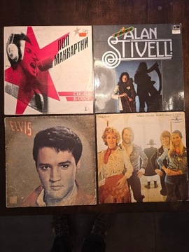 Elvis Abba McCartney Allan Stivelli 4 vinylowe