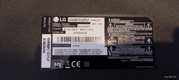 LG 43um7050plf płyta główna,zasilająca,wifi,+...