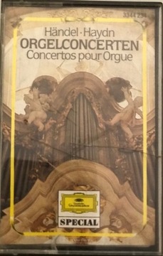 Handel Haydn - Orgelconcerten Concertos - Kaseta