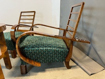 Fotele + Stolik w stylu art deco 