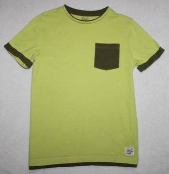 F&F tshirt r.134-140 elegancka limonka 