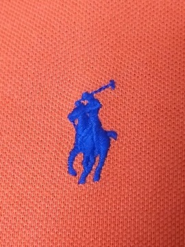 Koszulka polo męska Ralph Lauren S pomarańczowa