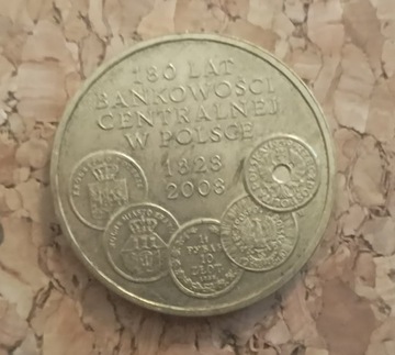 Moneta 2 zł 180 lat bankowości centralnej 2009 rok