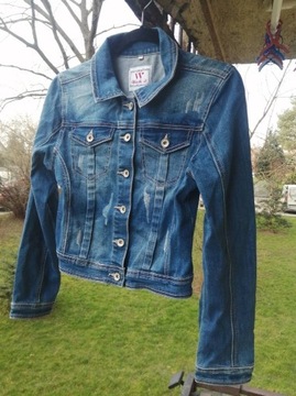 Damska kurtka jeansowa, rozmiar M