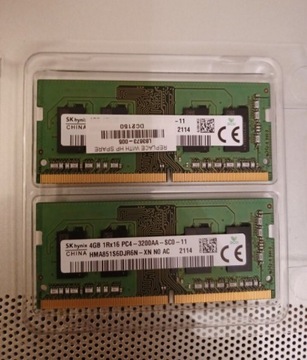 Ram hynix DDR4 2x 4 GB 8 GB SODIMM 3200MHz AA 