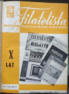 FILATELISTA. Rocznik 1964