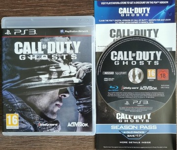 Call of Duty Ghosts na PS3. Komplet. 