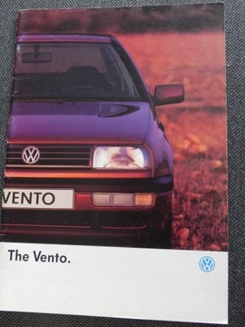 Prospekt Volkswagen vento 1993r  