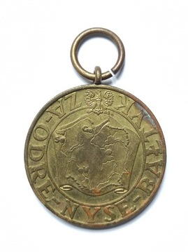 Medal za odrę nysę bałtyk prl