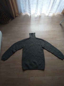 Sweter golf męski pleciony