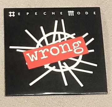 Depeche Mode - Wrong RCDBONG40 PROMO