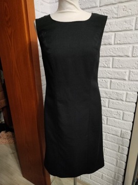 Bonprix Ołówkowa czarna sukienka 40 L_42 XL