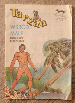 Komiks Tarzan wśród małp