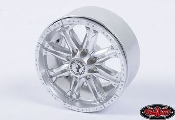 RC4WD Raceline Octane 2.2" Beadlock Wheels Silver