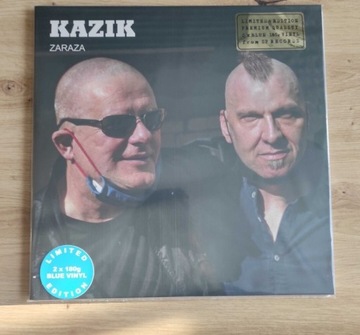 KAZIK Zaraza winyl, 2 LP BLUE Limit nr 808/1000