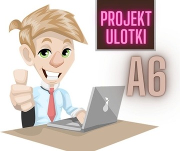 Projekt graficzny ulotki A6