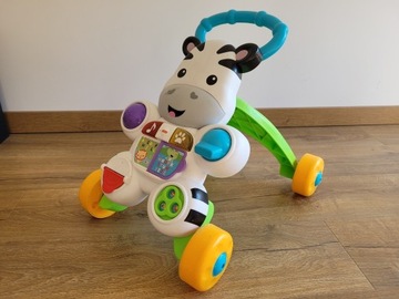 FISHER PRICE CHODZIK, PCHACZ ZEBRA