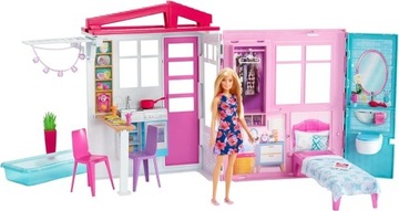 Domek dla lalek Barbie z basenem 3-7 lat