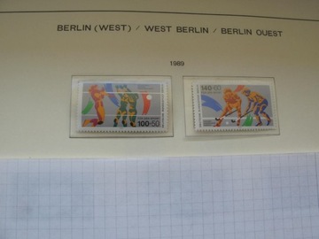 NIEMCY BERLIN  1988r. 836-837 ** 